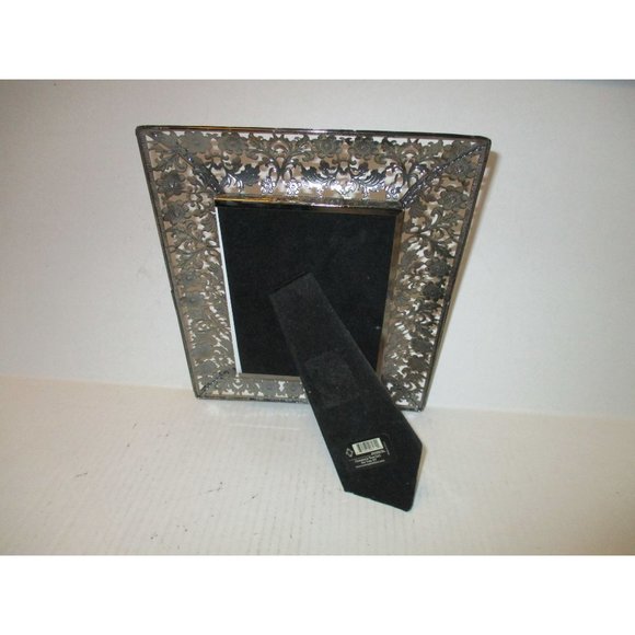 *BAZAAR Moroccan Inspired Concepts Picture Frame Silver Delicate Metalwork - Picture 5 of 6